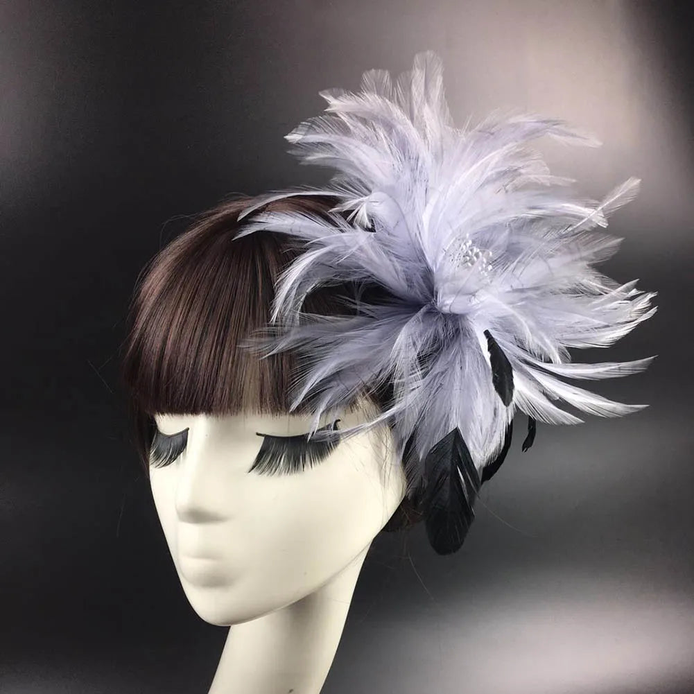 Feather Fascinator Headpiece | Flapper & Burlesque