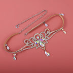 Belly Dance Chain Belt | Rhinestone Floral | Pearl & Alloy | 6 Styles
