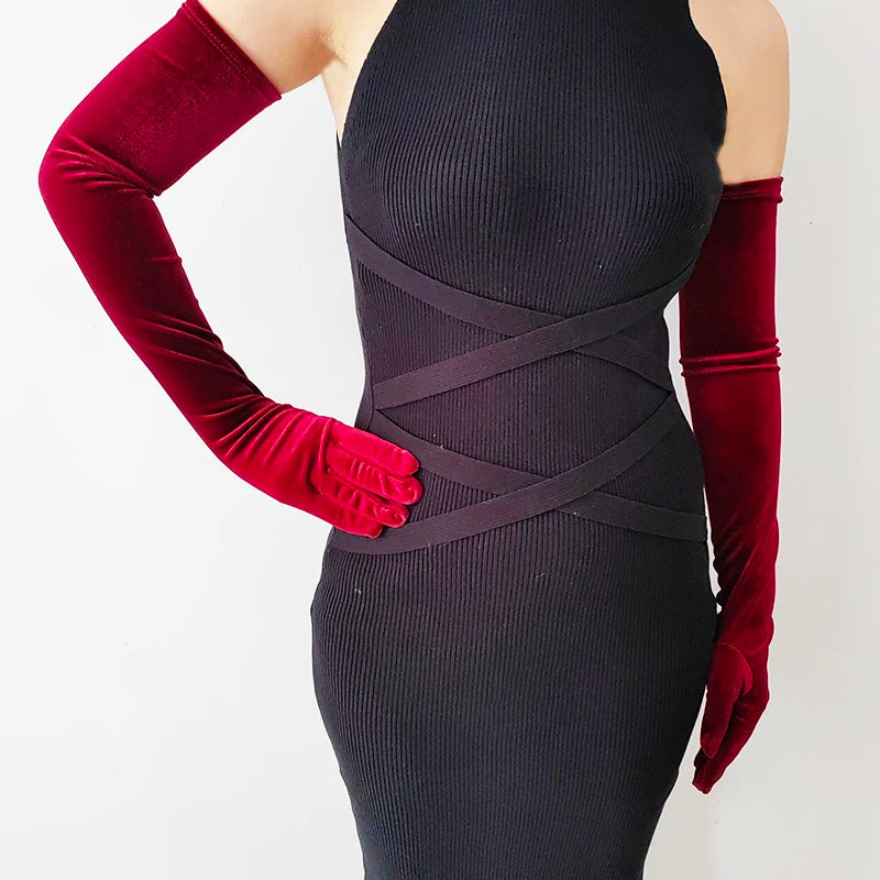 Velvet Opera Gloves | Three Lengths