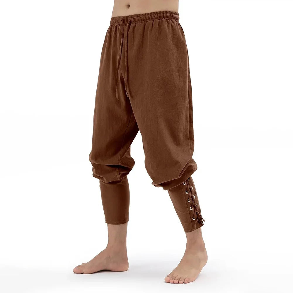 Men’s Medieval Trousers | Lace-Up Cuffs