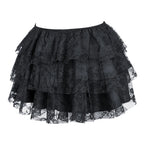 Lace Mini Skirt | Layered Ruffles