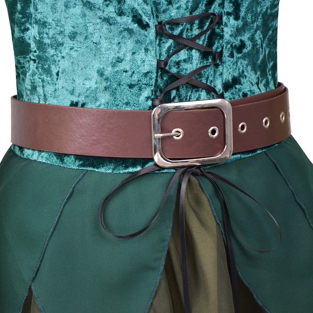Woodland Elf Dress | Medieval Fantasy | Belt Included
