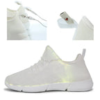 Fibre Optic LED Light-Up Sneakers | USB Rechargeable | Unisex Kids & Adults | 3 Colours