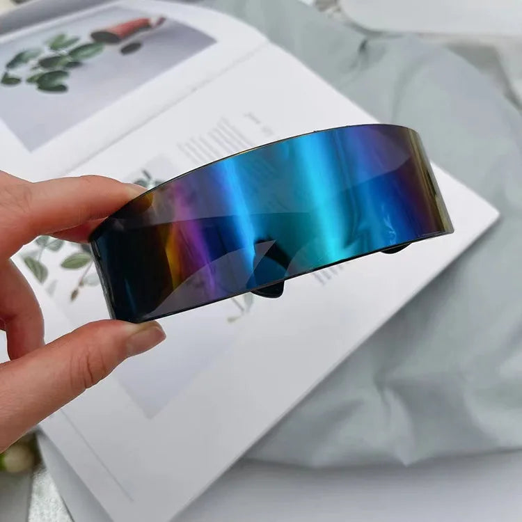 Visor Sunglasses | Futuristic Mirror Lens | Unisex