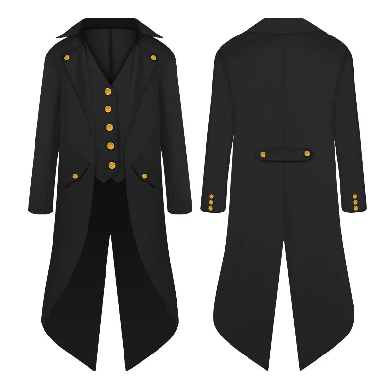 Victorian Tailcoat Jacket | Steampunk Gothic | Joker Cosplay