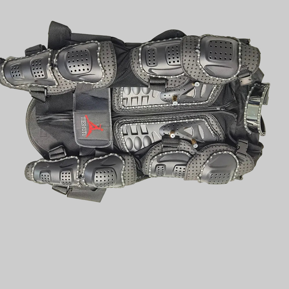 LED Robot Laser Armor Suit - RGB Performance Costume with Laser Effects