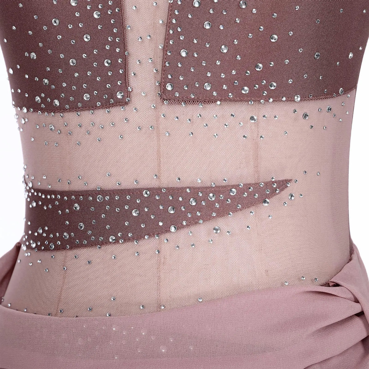 Lyrical Dance Dress | Rhinestones & Draping