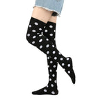 Striped & Polka Dot Thigh-High Stockings | Over-Knee | 27 Colors