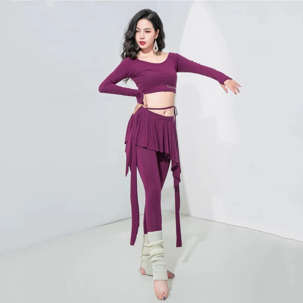Belly Dance Practice Set | Long Sleeve Top & Pants