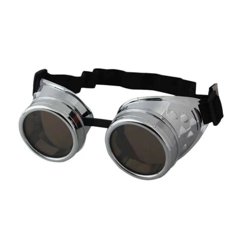 Steampunk Cyber Goggles | Vintage Welding Goggle | 4 Lens Colors
