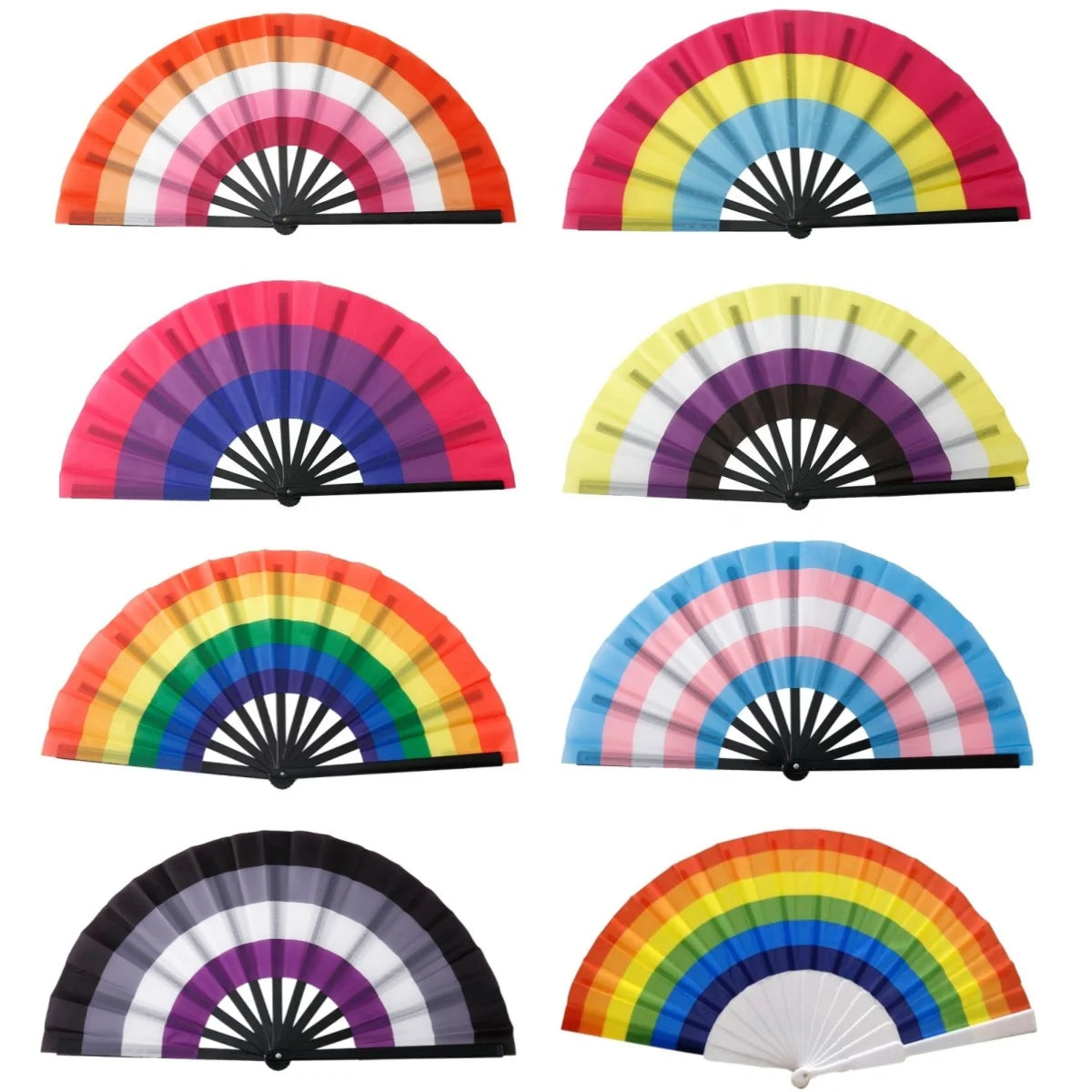 Rainbow Folding Fan | Pride Performance Prop