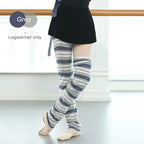 Leg Warmers | Striped Knit | Ballet