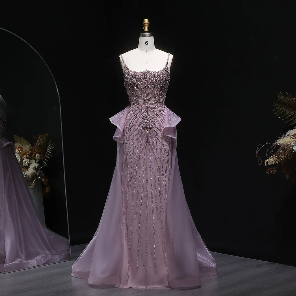 Ruffle Overskirt Mermaid Gown | Sweetheart | Sweep Train