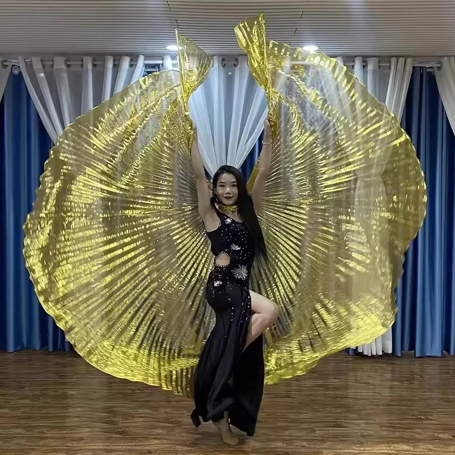 Belly Dance Isis Wings | Iridescent | Split & Solid