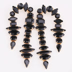 Rhinestone Drop Earrings | Tassel Sparkle