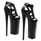 10-Inch Matte Platform Heels - Exotic Dance Sandals