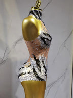Sequin Performance Bodysuit | Fitted Sparkle