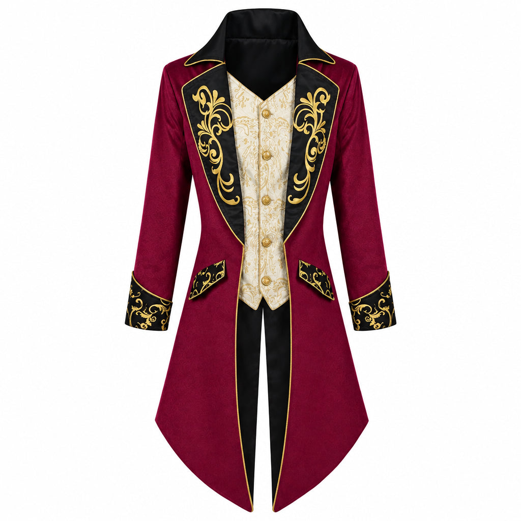 Steampunk Tailcoat | Gold Scrollwork