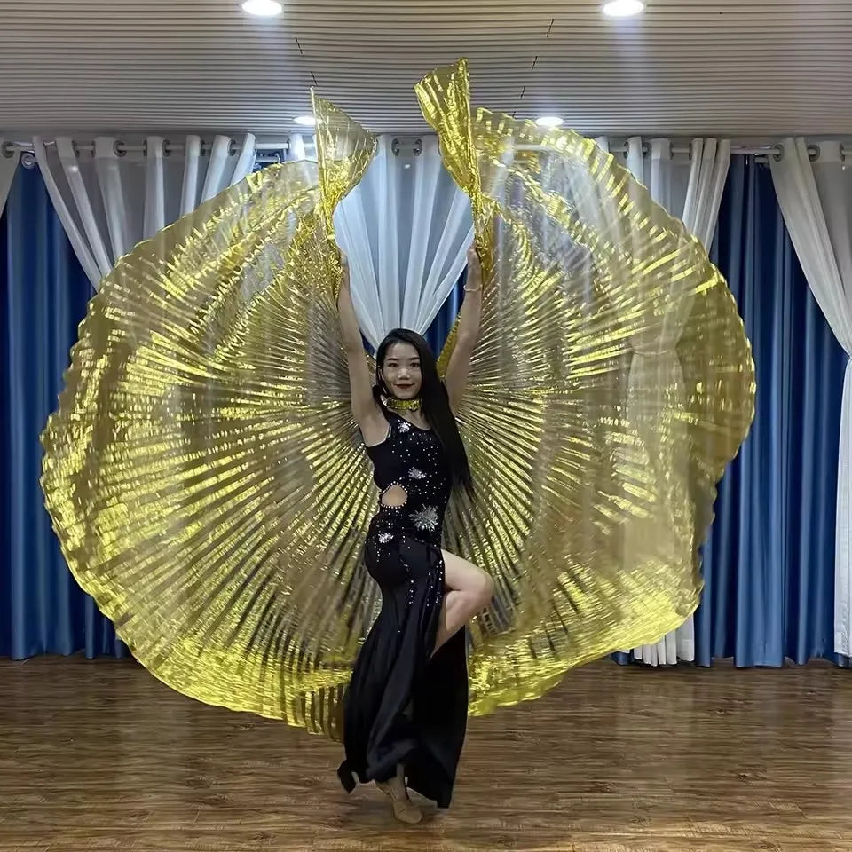 Belly Dance Isis Wings | Iridescent | Split & Solid