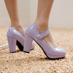Platform Mary Jane Pumps – Wide Size Range for Performers