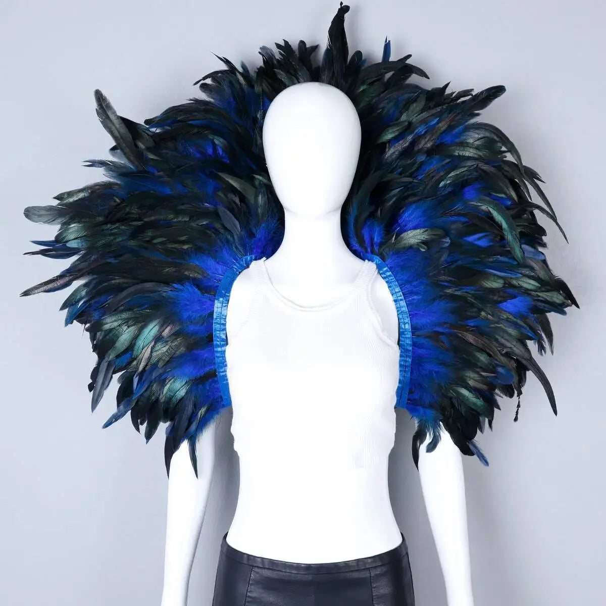 Feather Shoulder Cape | Dramatic Shrug | 13 Colors