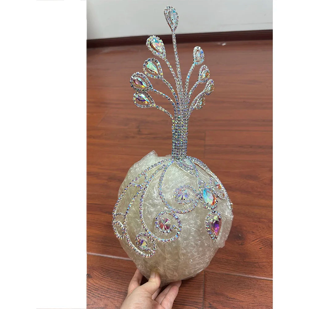 Oversized Crystal Branch Tiara | Drag Queen Headpiece