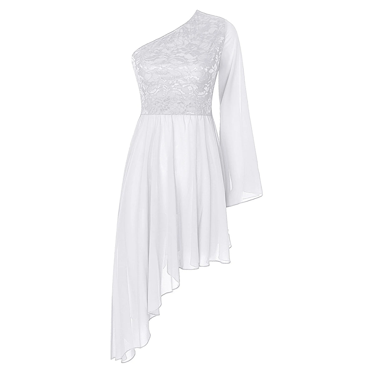 Lace Chiffon Praise Dance Overlay