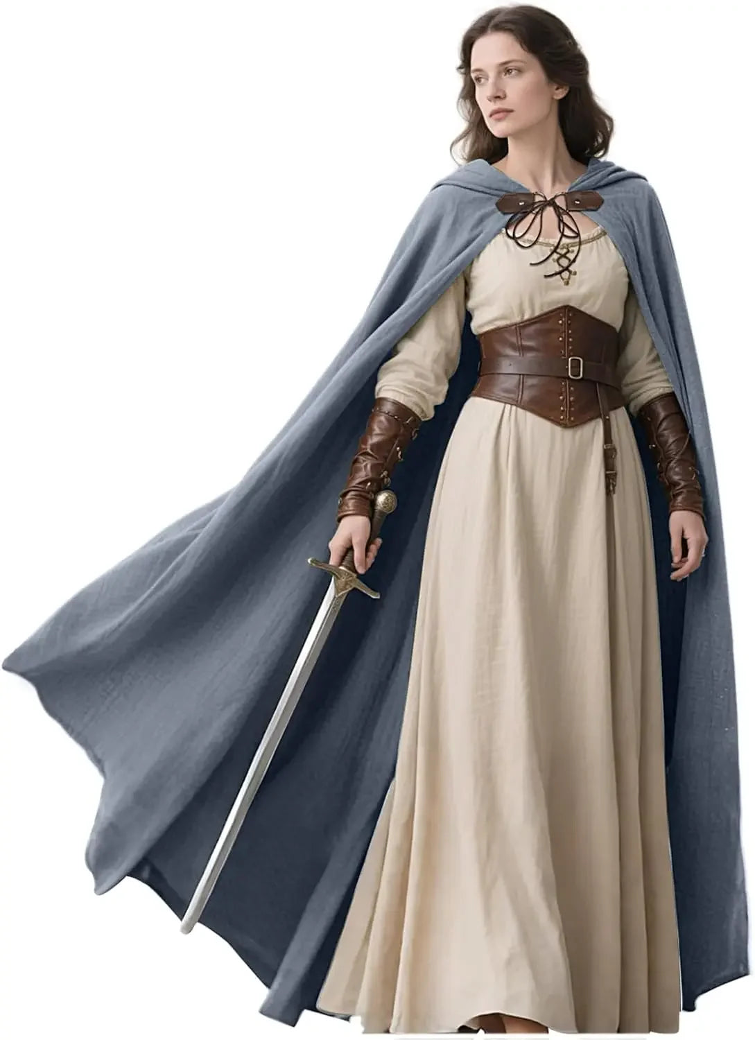 Medieval Hooded Cloak | Costume Cape