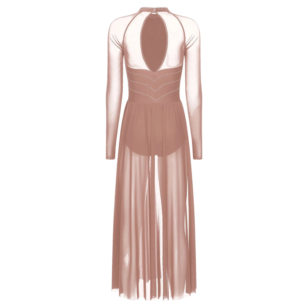 Lyrical Dance Dress | Flowing Split Mesh