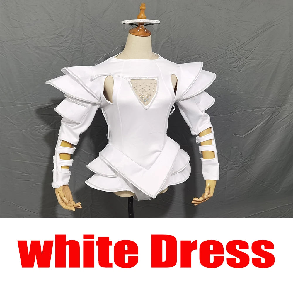 LED Light-Up Rave Dress | RGB Glow Jumpsuit | Festival Women