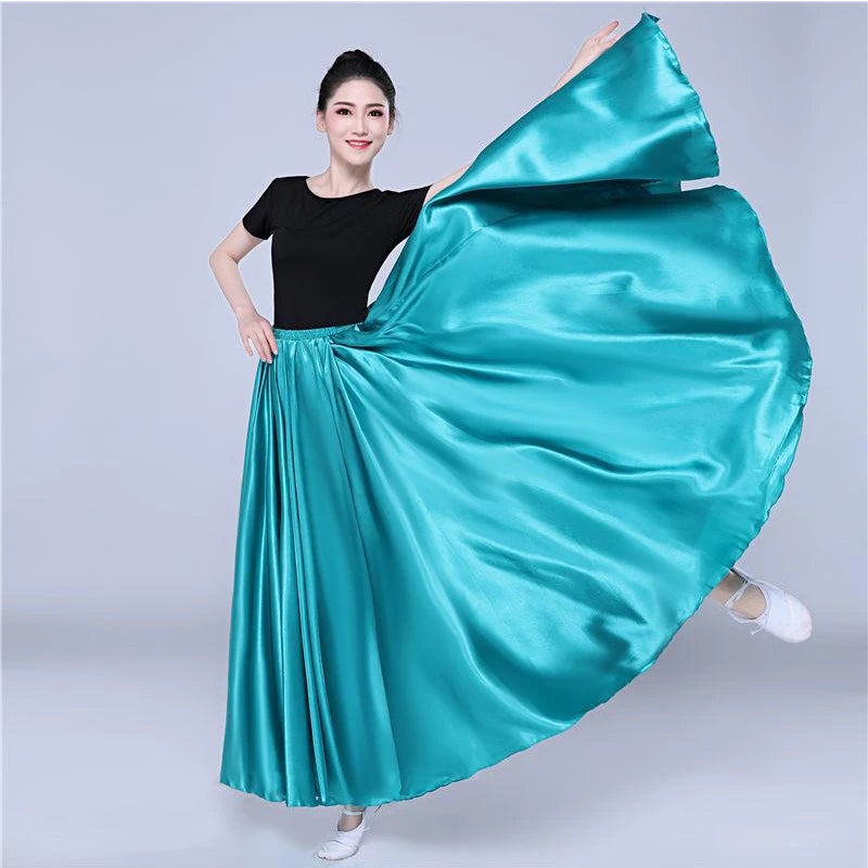 Satin Dance Skirt | Full Swing