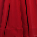 Red Ballroom Dance Dress | Gold Embroidery | XXS-XXL