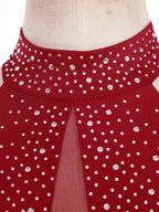 Women's Lyrical Dance Dress | Rhinestone Halter | Strappy Back | 8 Colors