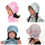 Colonial Bonnet Hat | Floral Cotton | One Size