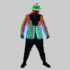 LED Sequin Performance Suit Jacket - Light Up Slim Fit Blazer for Performers