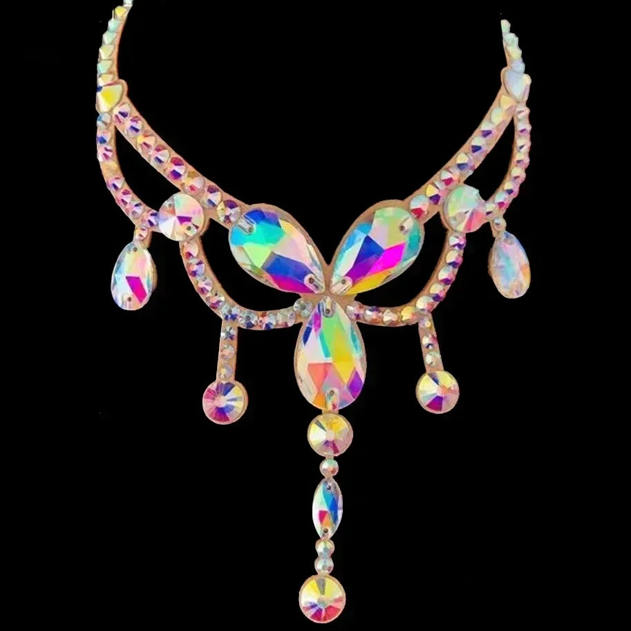 Rhinestone Statement Necklace | Belly Dance & Oriental Dance