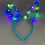LED Bunny Ear Headbands | Glow Light-Up | Mixed Colors 12pc