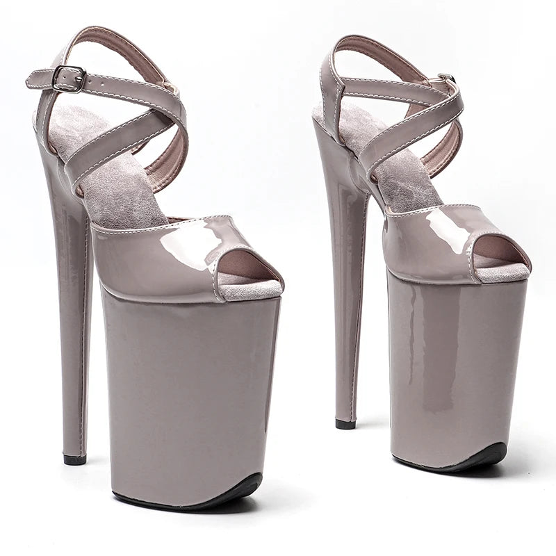 9-Inch Platform Sandals - Open-Toe Performance Heels