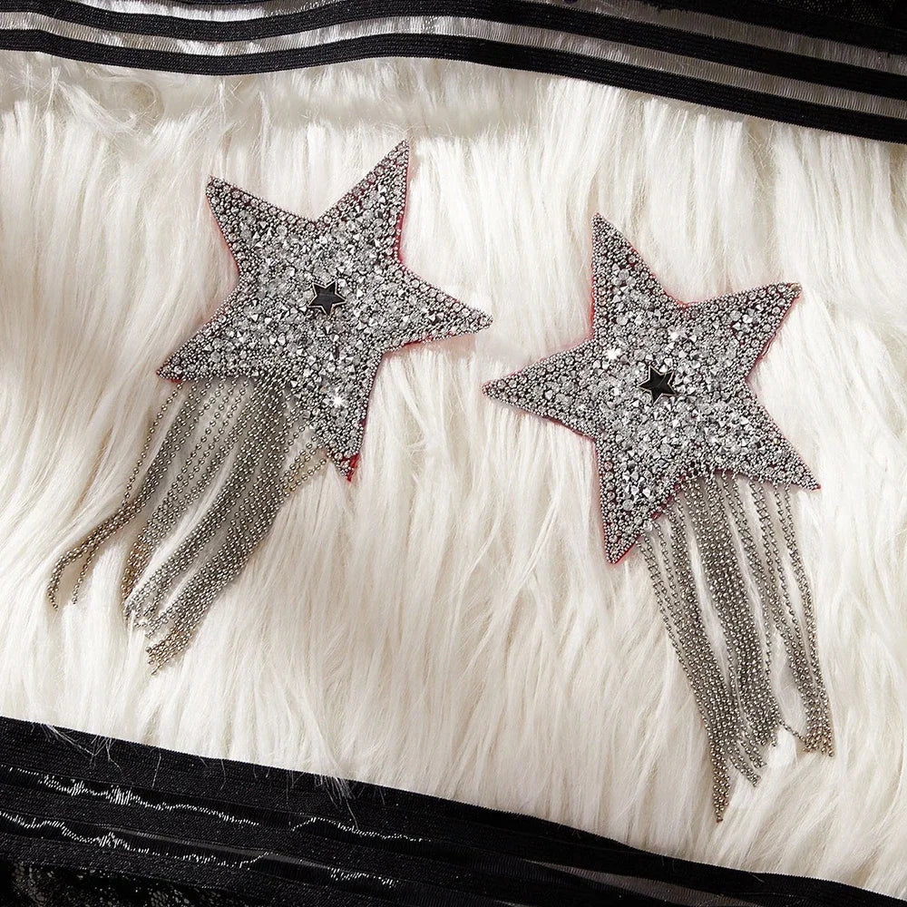 Rhinestone & Metal Nipple Covers - Reusable Pasties for Performers