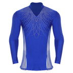 Men’s Dance Top | Rhinestone Split Hem