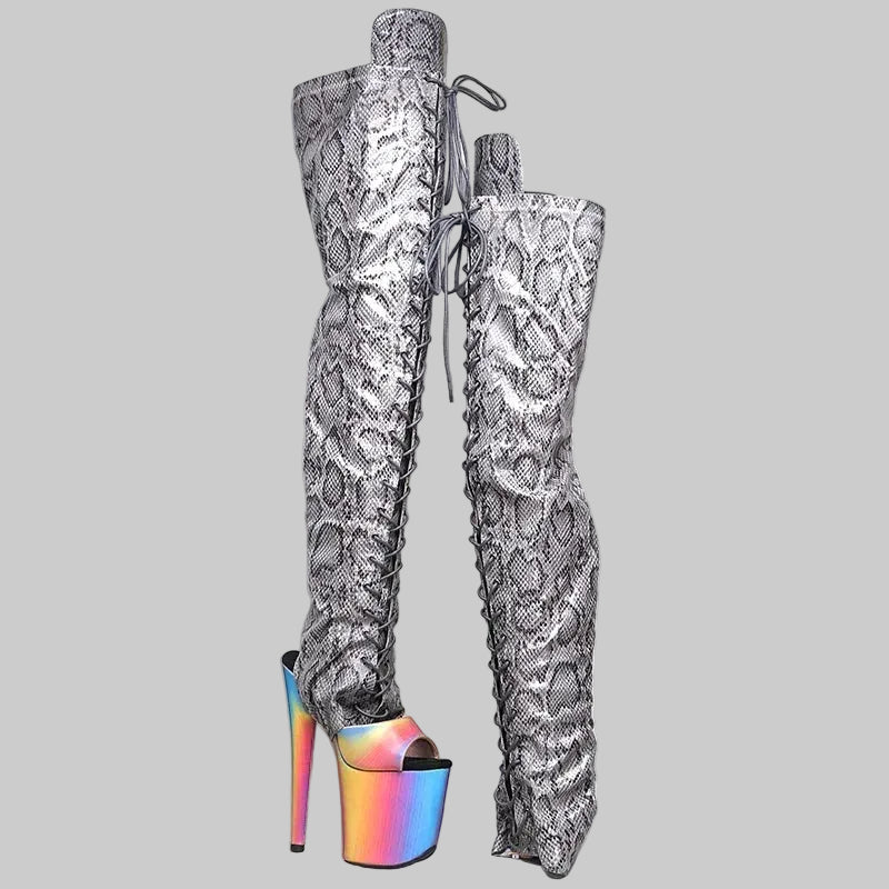 8-Inch Platform Pole Dance Thigh-High Boot Covers