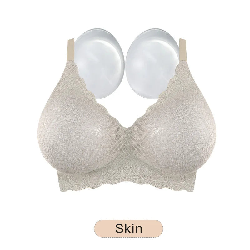 Silicone Breast Forms | 2-in-1 Lace Bra | B-E Cup