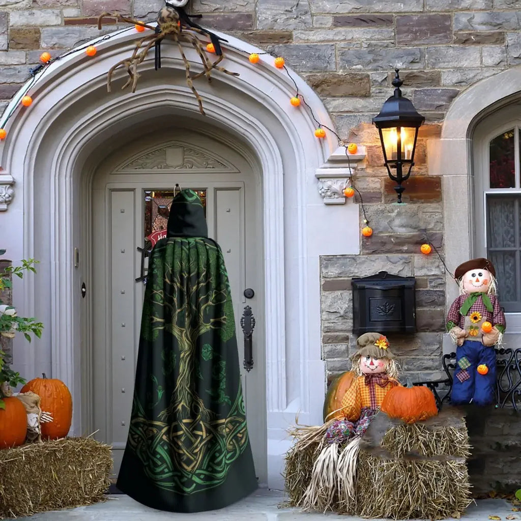Celtic Tree of Life Hooded Cloak | Witch & Wicca Cape