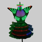 LED Light Up Performance Costume - Remote Control Futuristic Dance Outfit