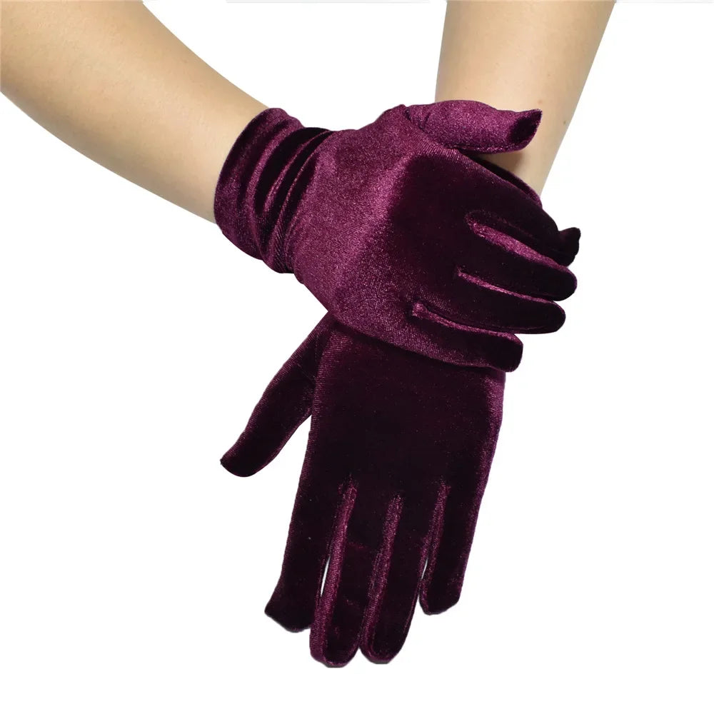 Velvet Wrist Gloves | Classic Finish
