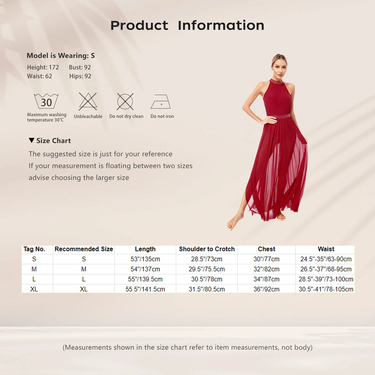 Women's Spaghetti Strap Lyrical Dance Dress | Built-In Leotard & Sheer Mesh Maxi Skirt | Front Slit