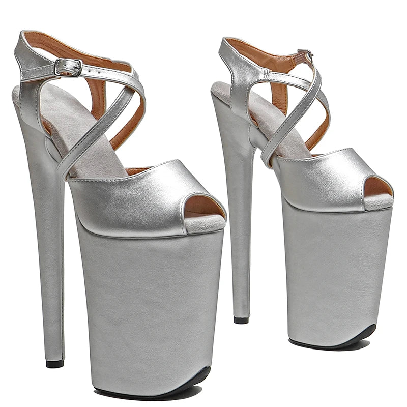 9-Inch Platform Heels - Professional Stage Performance Sandals