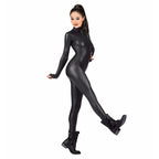 Metallic Catsuit | Long-Sleeve Performance Unitard