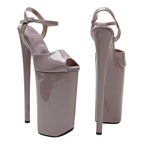 26cm Open Toe Platform Pole Dance Sandals - 10 Inch High Heels