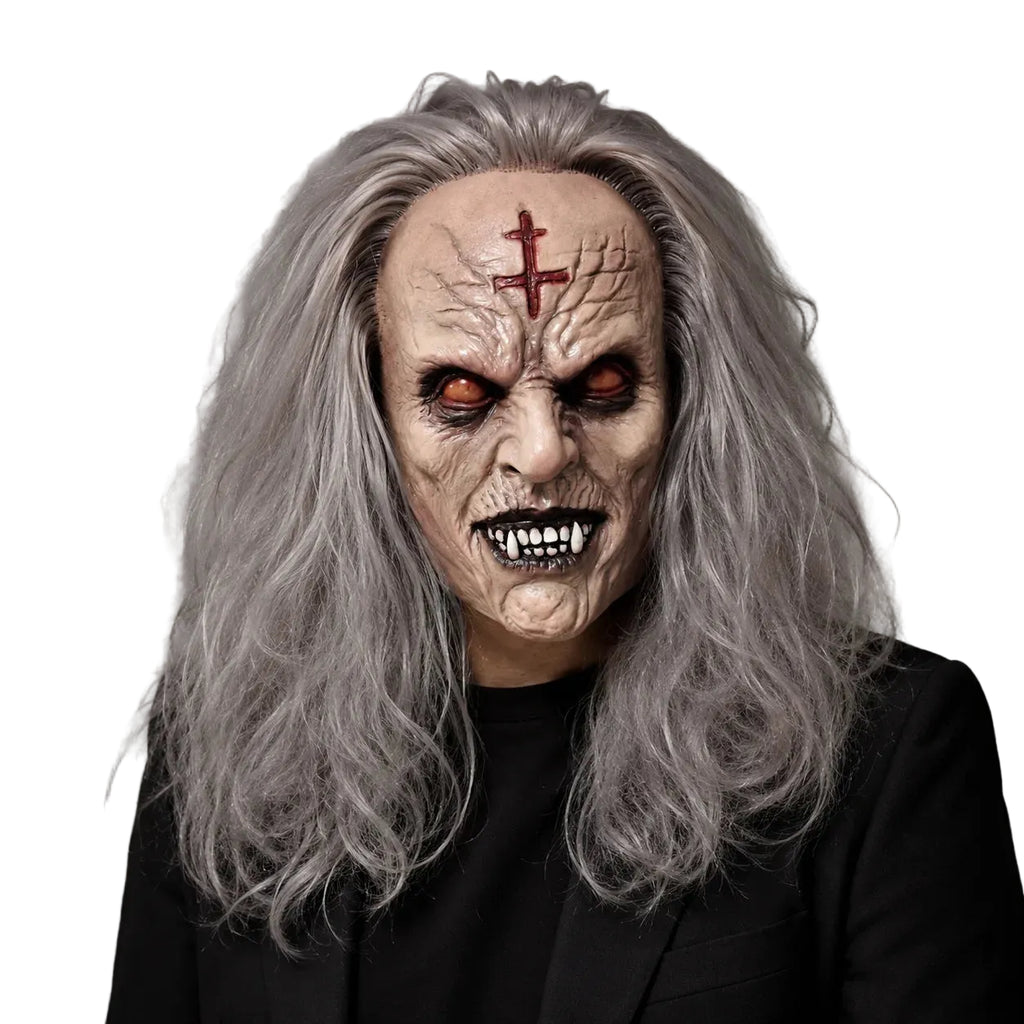Elder Demon Mask | Gray Hair